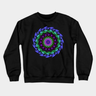 Colorful mandala art Crewneck Sweatshirt